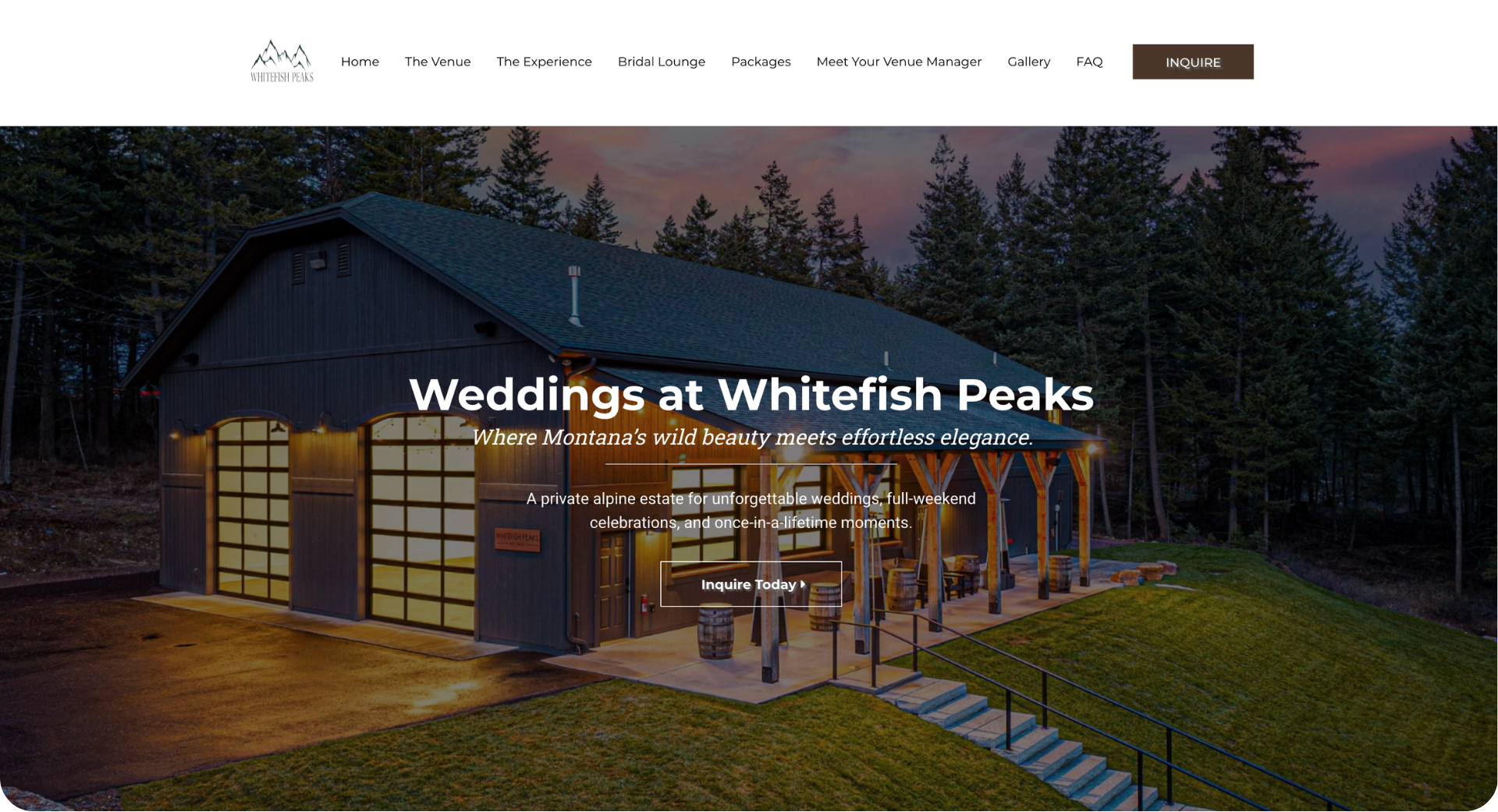 Weddings at Whitefish Peaks